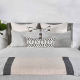 Cardiff Duvet Set, Gray-Accessories-High Fashion Home