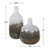 Cardoni Vases, Smoke, Set of 2