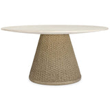 Cardoso Outdoor Dining Table, Cream