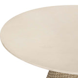 Cardoso Outdoor Dining Table, Cream