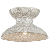 Carina Flush Mount, Aged Brass