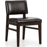 Carlo Leather Dining Chair, Sonoma Black, Set of 2-Furniture - Dining-High Fashion Home