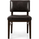 Carlo Leather Dining Chair, Sonoma Black, Set of 2-Furniture - Dining-High Fashion Home