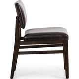 Carlo Leather Dining Chair, Sonoma Black, Set of 2-Furniture - Dining-High Fashion Home