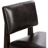 Carlo Leather Dining Chair, Sonoma Black, Set of 2-Furniture - Dining-High Fashion Home