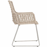 Carmel Outdoor Arm Chair, Hazelnut