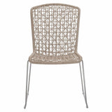 Carmel Outdoor Side Chair, Hazelnut, Set of 2