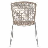 Carmel Outdoor Side Chair, Hazelnut, Set of 2