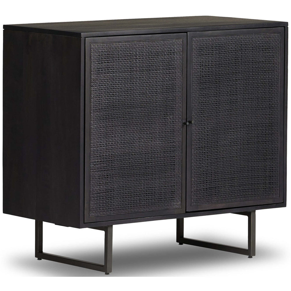 Carmel Small Cabinet, Black Wash