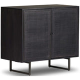 Carmel Small Cabinet, Black Wash