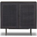 Carmel Small Cabinet, Black Wash