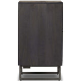 Carmel Small Cabinet, Black Wash