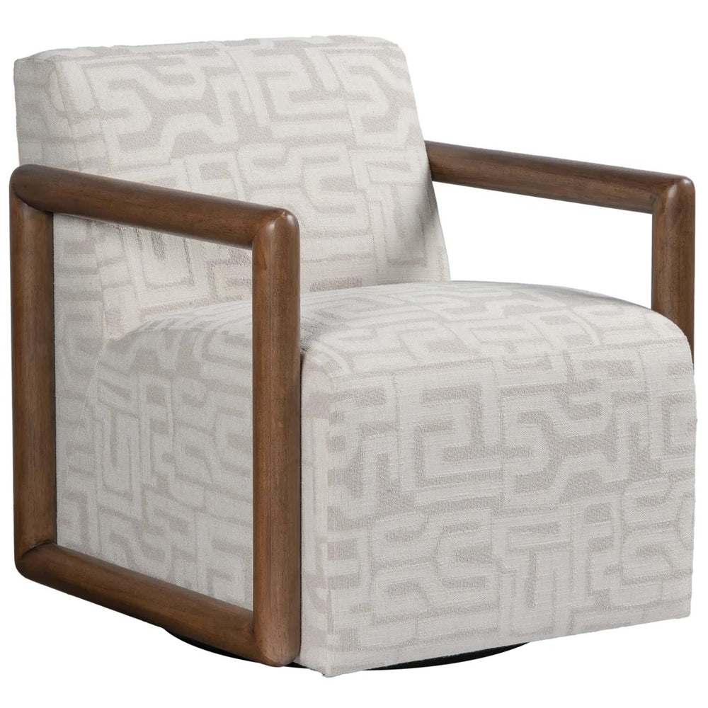 Carmel Swivel Chair, Mosaic Stone