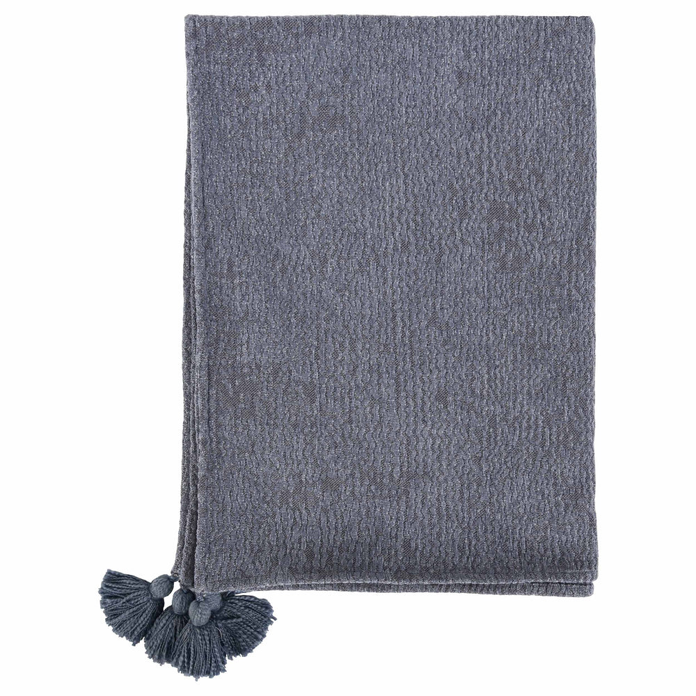 Carmela Throw, Saltwater Blue
