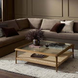 Carmelo Coffee Table, Medium Brown by Four Hands-Furniture - Accent Tables-High Fashion Home