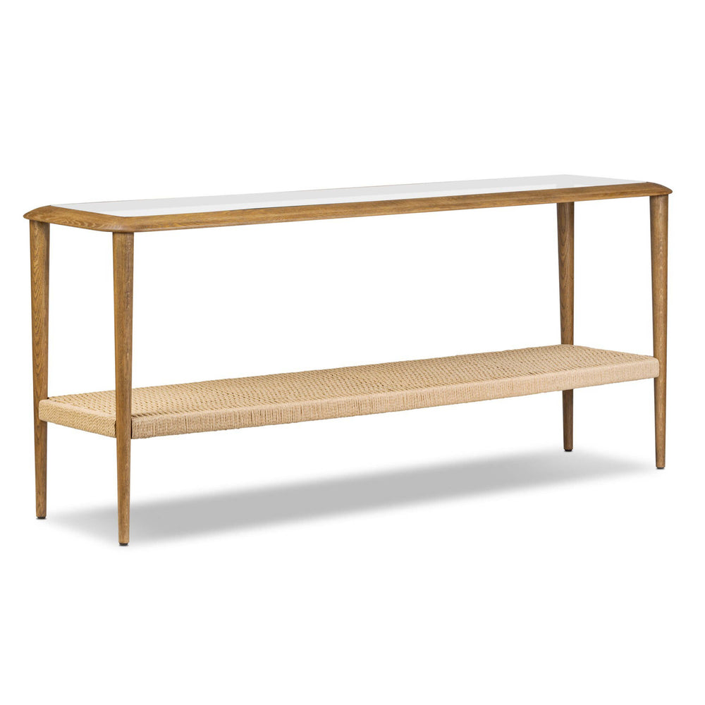 Carmelo Console Table, Medium Brown by Four Hands-Furniture - Accent Tables-High Fashion Home