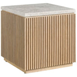 Carmen Side Table, Natural-Furniture - Accent Tables-High Fashion Home