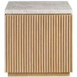 Carmen Side Table, Natural-Furniture - Accent Tables-High Fashion Home