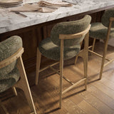 Carnation Counter Stool, Forest Green