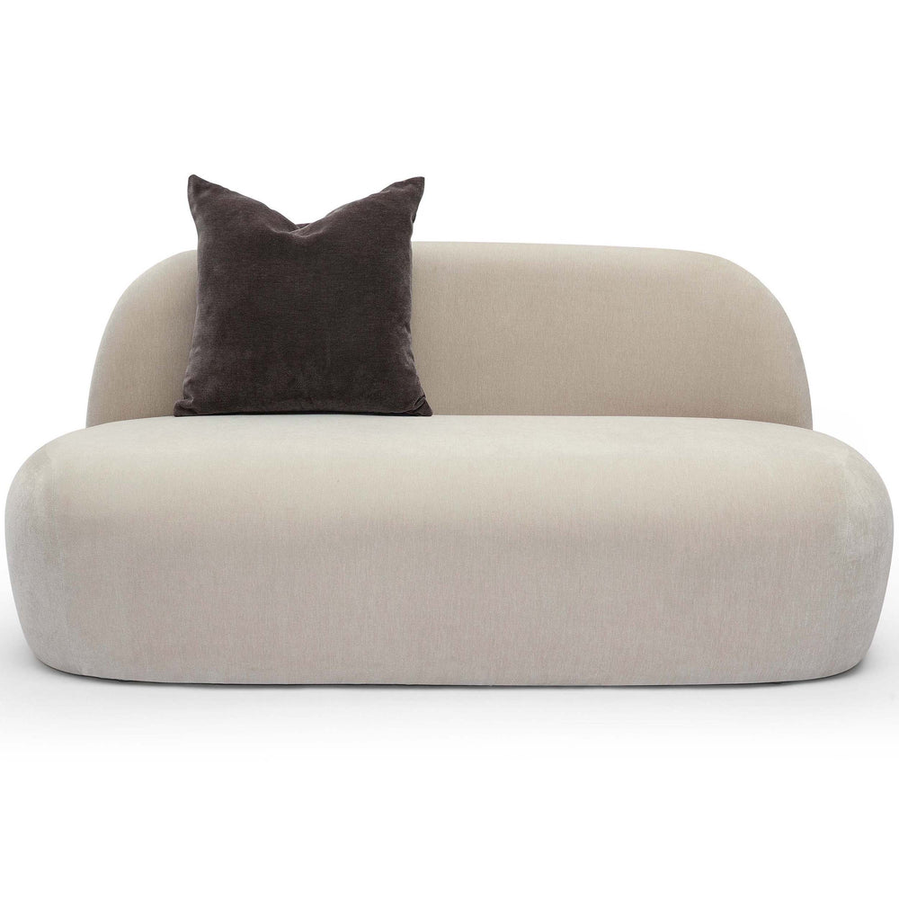 Carraway Loveseat, Taupe-Furniture - Sofas-High Fashion Home