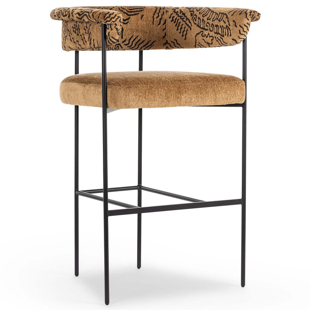 Carrie Bar & Counter Stool, Dharma Ochre-Furniture - Dining-High Fashion Home