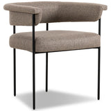 Carrie Dining Chair, Orly Natural, Set of 2 by Four hands-Furniture - Dining-High Fashion Home