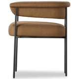 Carrie Leather Dining Chair, Maestro Camel, Set of 2 by Four Hands-Furniture - Dining-High Fashion Home