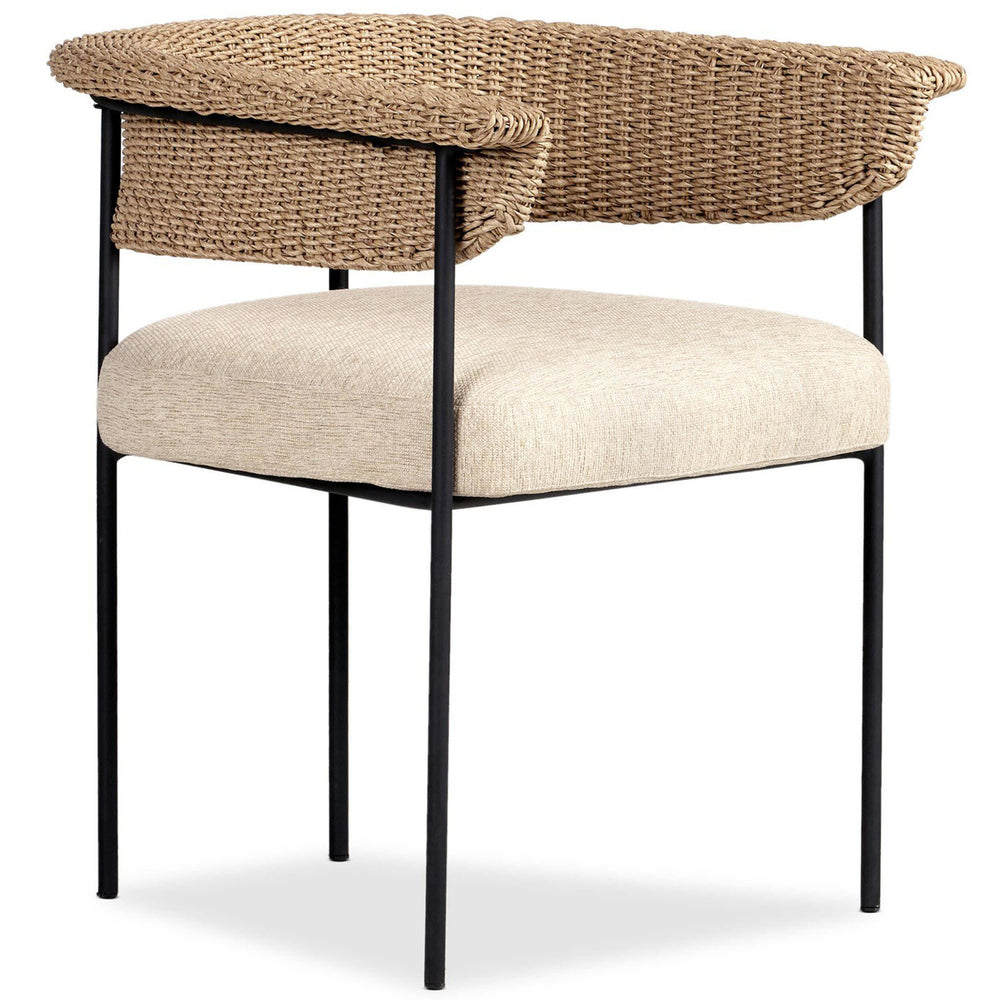 Carrie Outdoor Dining Chair, Ellor Beige