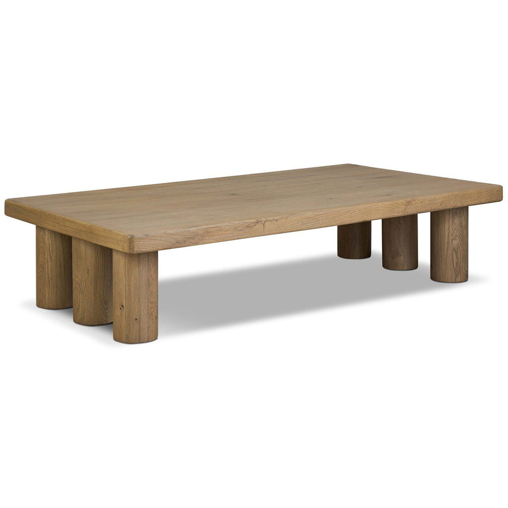Carrigan Coffee Table, Aged Natural by Amber Lewis x Four Hands-Furniture - Accent Tables-High Fashion Home