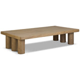 Carrigan Coffee Table, Aged Natural by Amber Lewis x Four Hands-Furniture - Accent Tables-High Fashion Home