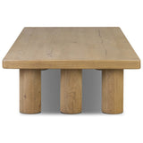 Carrigan Coffee Table, Aged Natural by Amber Lewis x Four Hands-Furniture - Accent Tables-High Fashion Home