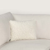 Carter Lumbar Pillow, Ivory