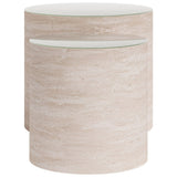 Carzo Coffee Table Set, Stone Beige