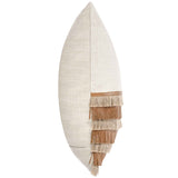 Casa Leather Pillow, Chestnut/Natural