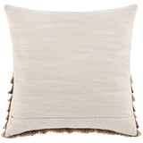 Casa Leather Pillow, Chestnut/Natural
