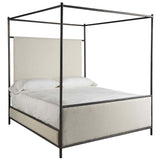 Cascade Canopy King Bed, Berber Fleece-Furniture - Bedroom-High Fashion Home