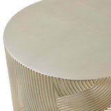 Cassandra Accent Table, Gold Leaf
