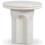 Cassandra Outdoor Side Table, Ivory