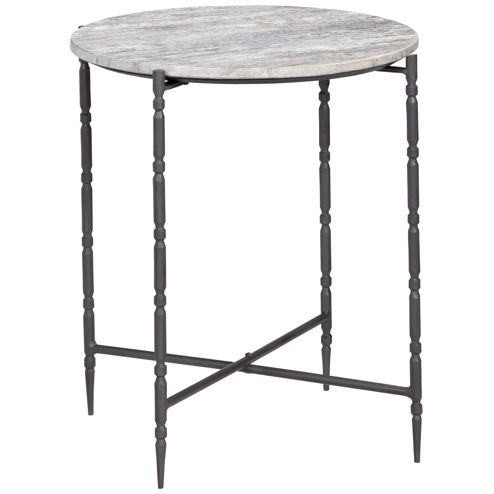 Cassian End Table, Grey-Furniture - Accent Tables-High Fashion Home