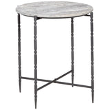 Cassian End Table, Grey-Furniture - Accent Tables-High Fashion Home