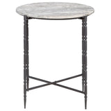 Cassian End Table, Grey-Furniture - Accent Tables-High Fashion Home