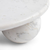 Castello Round Coffee Table, Atenea White-Furniture - Accent Tables-High Fashion Home