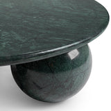 Castello Round Coffee Table, Forest Green-Furniture - Accent Tables-High Fashion Home