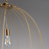Catherine Round Chandelier, Gold-Lighting-High Fashion Home