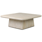 Cava Outdoor Coffee Table, Textured Sand by Four Hands-Furniture - Outdoor-High Fashion Home