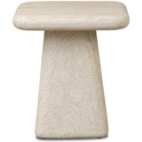 Cava Outdoor End Table, Sand  by Four Hands