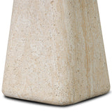 Cava Outdoor End Table, Sand  by Four Hands