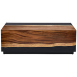Cavallo Cocktail Table, Black-Furniture - Accent Tables-High Fashion Home
