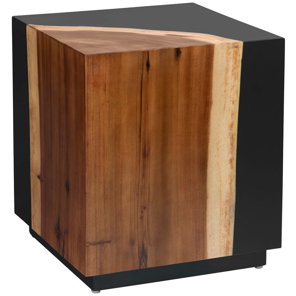 Cavallo End Table, Black-Furniture - Accent Tables-High Fashion Home