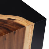 Cavallo End Table, Black-Furniture - Accent Tables-High Fashion Home